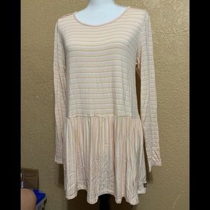 Matilda Jane size L Peplum Top long sleeve